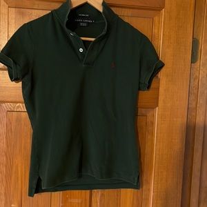 Green Ralph Lauren Skinny Polo